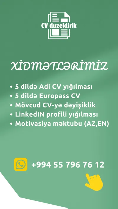 CV yığmaq 