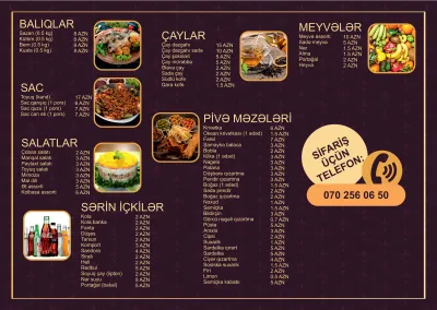 Menu Dizaynı