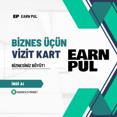 Cəlbedici və Modern Biznes Vizit Kartı 