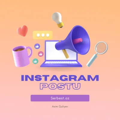 instagram üçün post