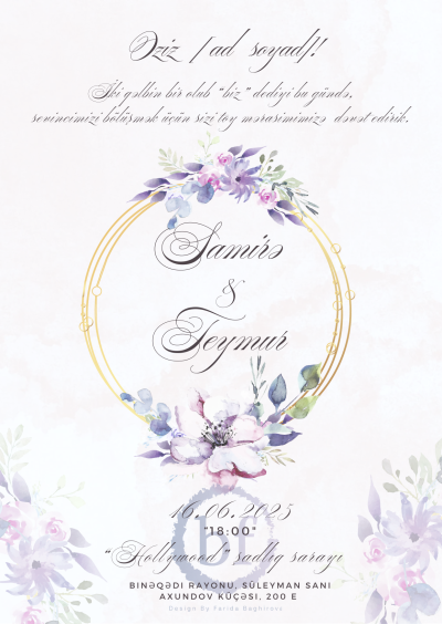 Dəvətnamə dizaynı