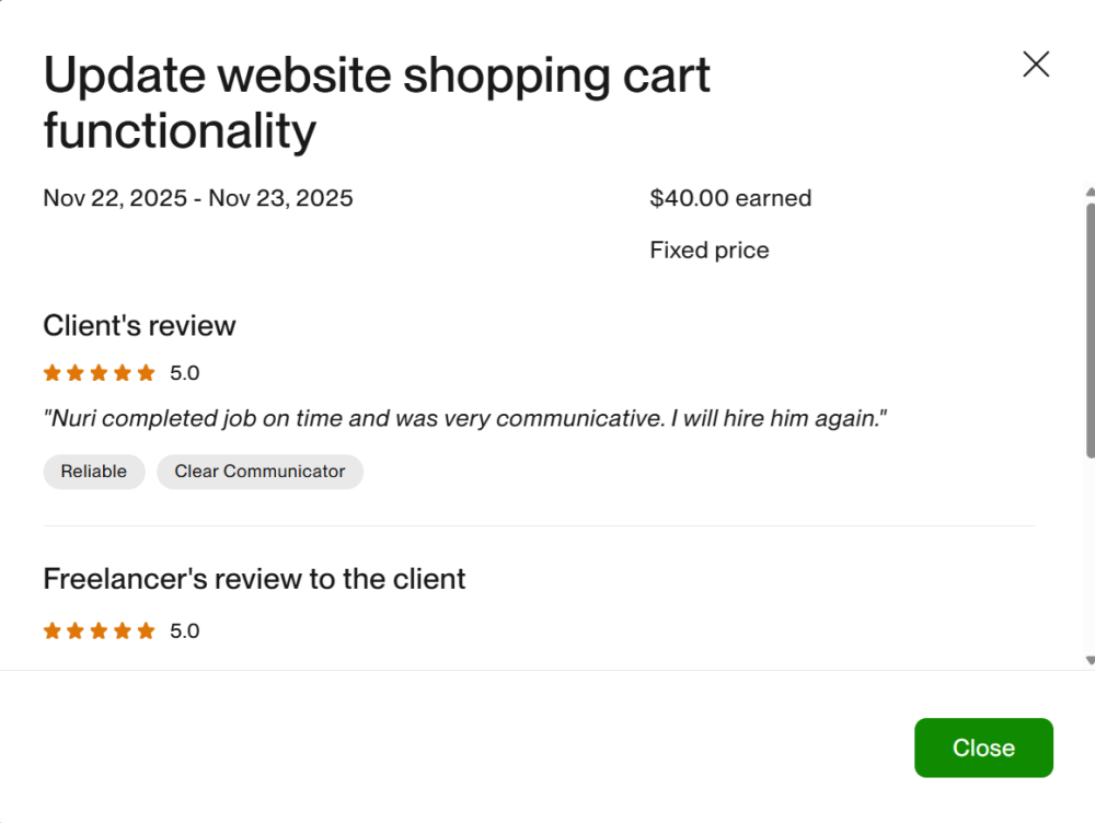 Real müştəri üçün WordPress custom plugin layihəsi