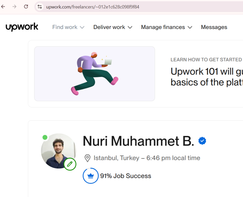 Beynəlxalq müştərilərlə real layihələr – şəxsi portfolyo