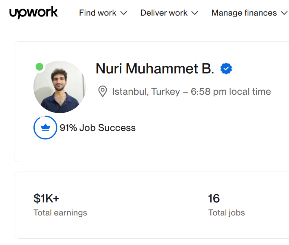 Beynəlxalq müştərilərlə real layihələr – şəxsi portfolyo