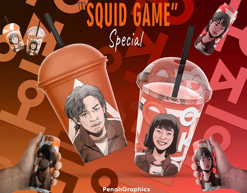 "Squid Game qablaşdırma"